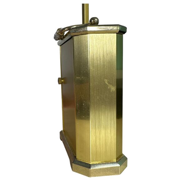 Elgin Vintage Quartz Gold Tone Desk Mantle Clock - parts not working - Picture 2 of 7